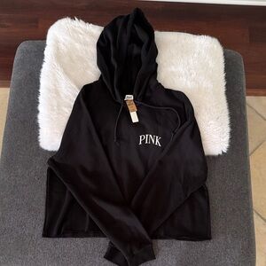 New PINK Crop Top Hoodie!